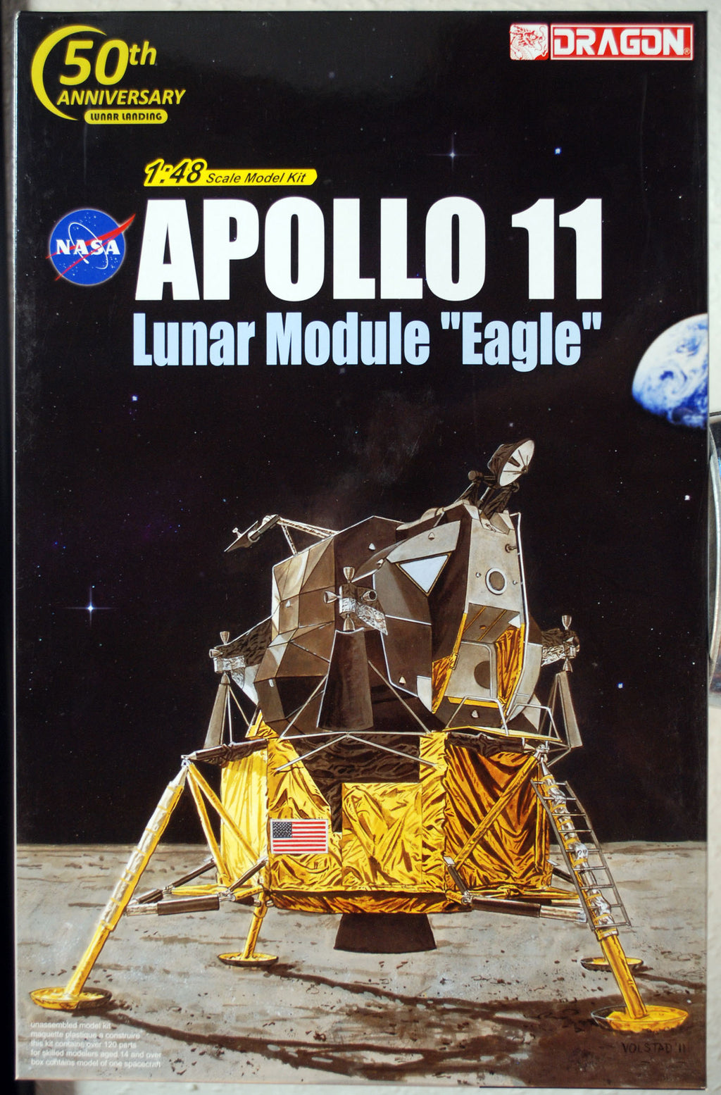 Dragon 11008 1969 Apollo 11 Lunar Module "Eagle" 1:48