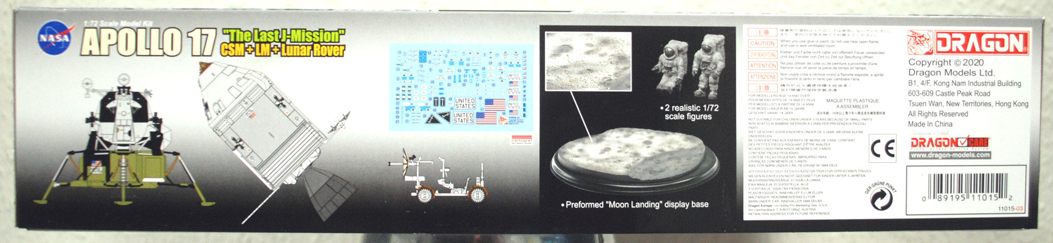 Dragon 11015 1972 Apollo 17 The last Mission 1:72