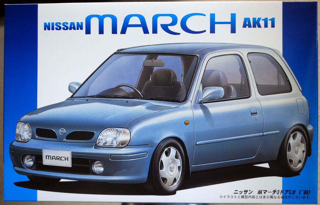 Fujimi 046617 1999 Nissan Micra March AK 11 3-door JDM 1:24 Bausatz