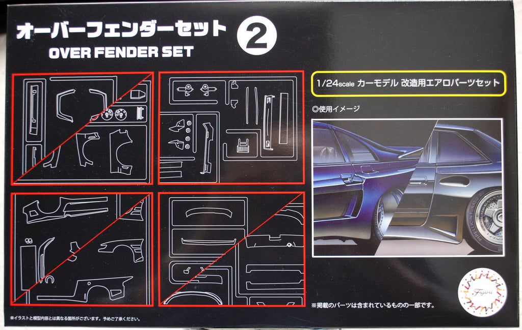 Fujimi 116396 Garage & Tools Overfender Set 2 1:24