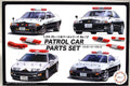 Fujimi 116464 Patrol Car Parts Polizeiauto Leuchtbalken Handschellen 1:24