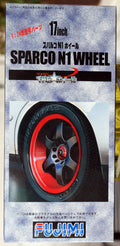 Fujimi 193281 Felgen Sparco N1 17 Zoll inkl. Reifen 1:24 #58