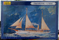 1893 Dampf Segelschiff Yacht Fauvette 1:200 Heller 80612 wieder neu 2018