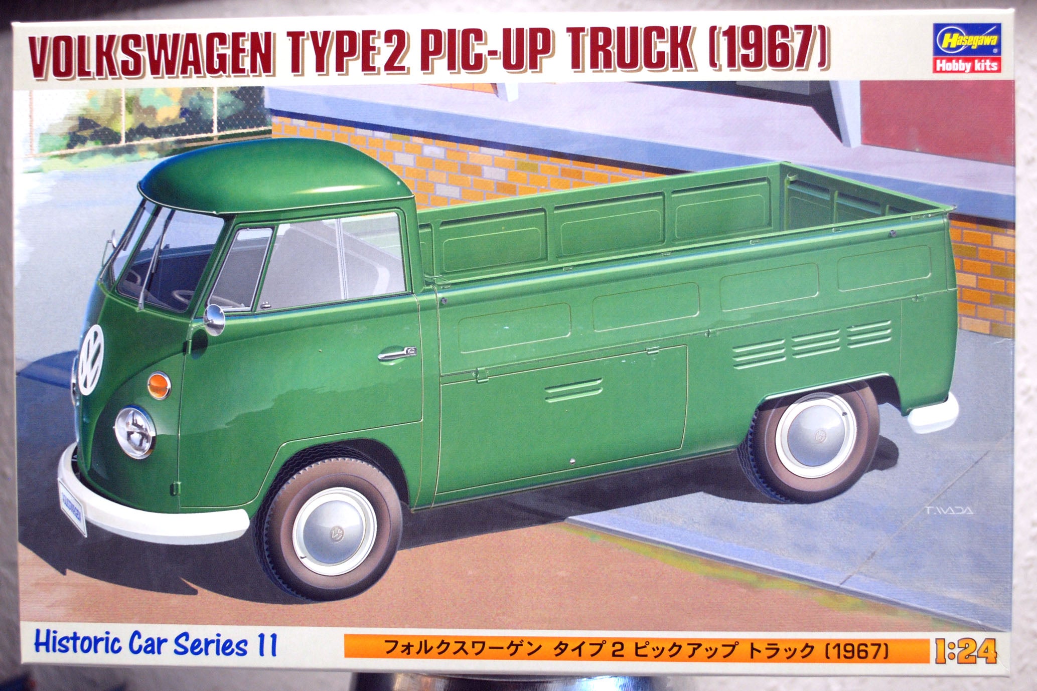 Hasegawa 21211 1967 Volkswagen VW Bulli Typ 2 T 1  VW Pick Up Truck 1:24