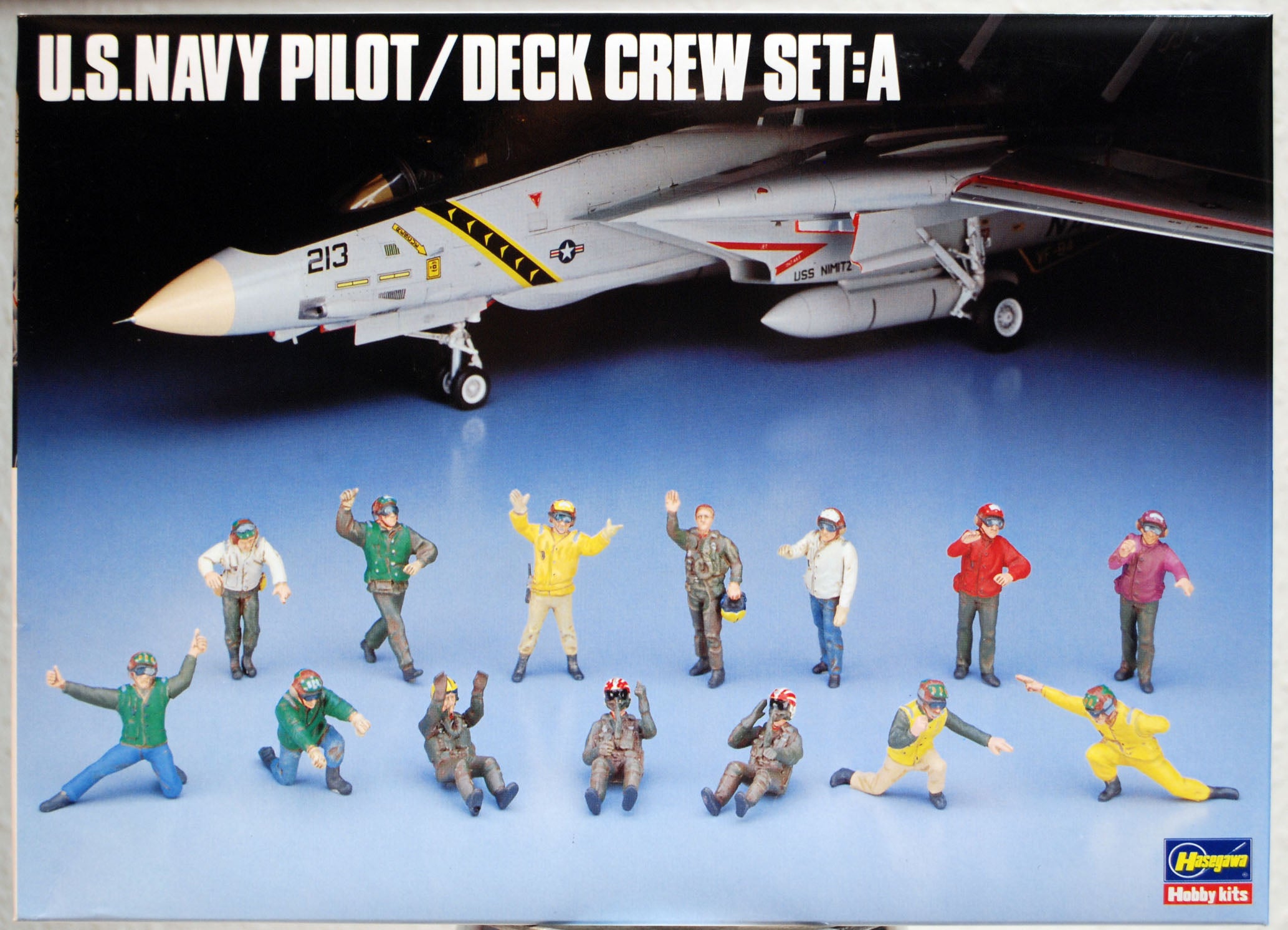 Hasegawa 36006 US Navy Pilot Deck Crew Set Flugzeug Boden Mannschaft 1:48