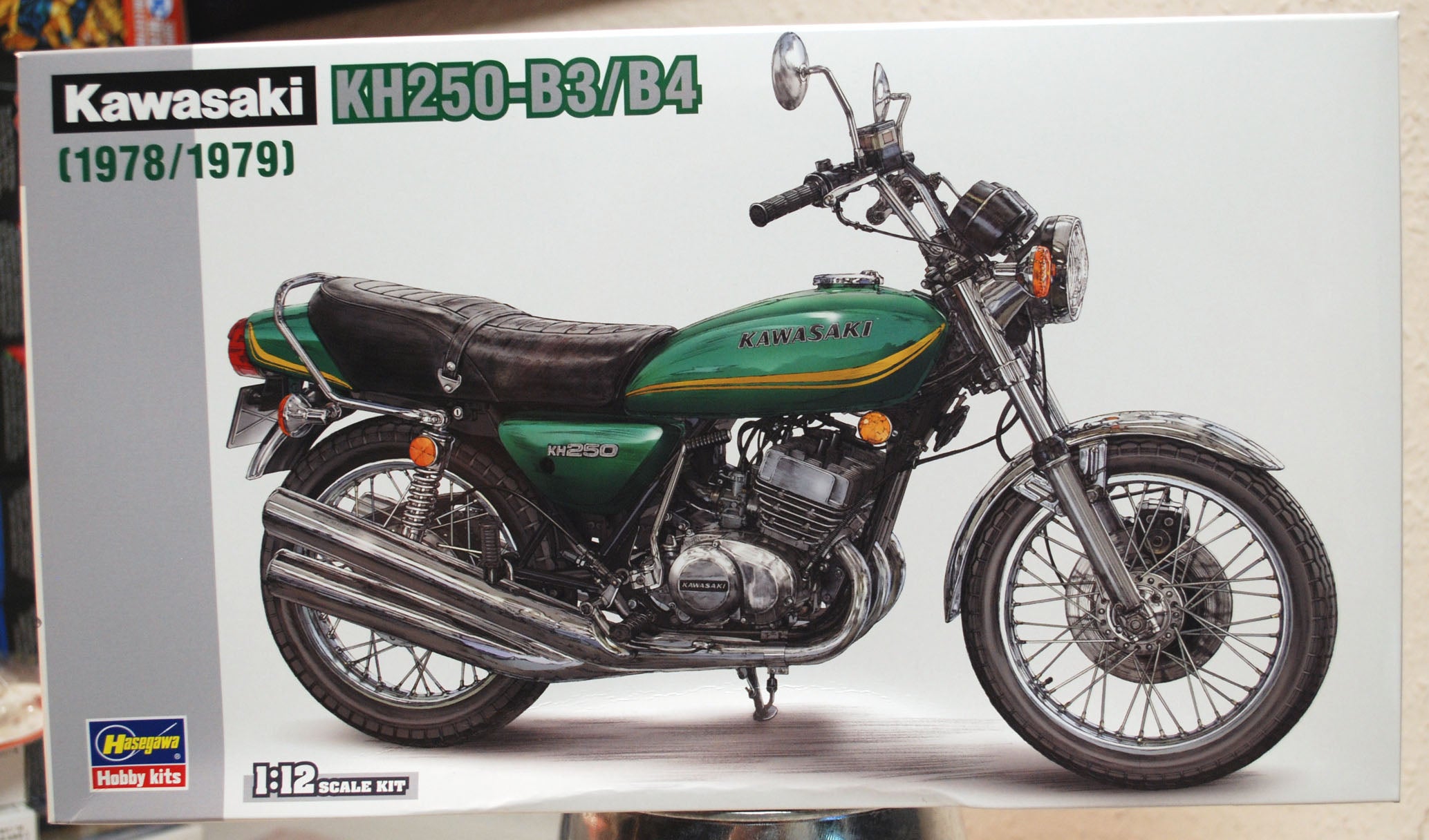 1978 Kawasaki KH 250 B3 / B4 1:12 Hasegawa 21508 neu 2020
