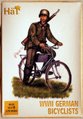 HäT 8119 WW II German Bicyclists 12 Stück 1:72