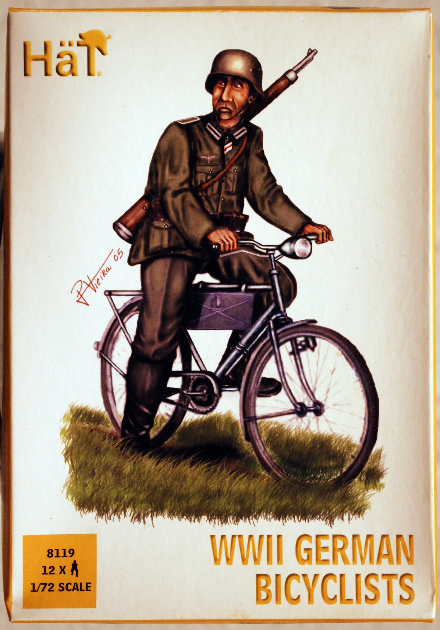 HäT 8119 WW II German Bicyclists 12 Stück 1:72