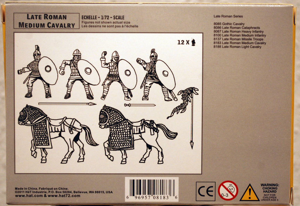 HäT 8183 Late Roman Medium Cavalry 12 Stück 1:72