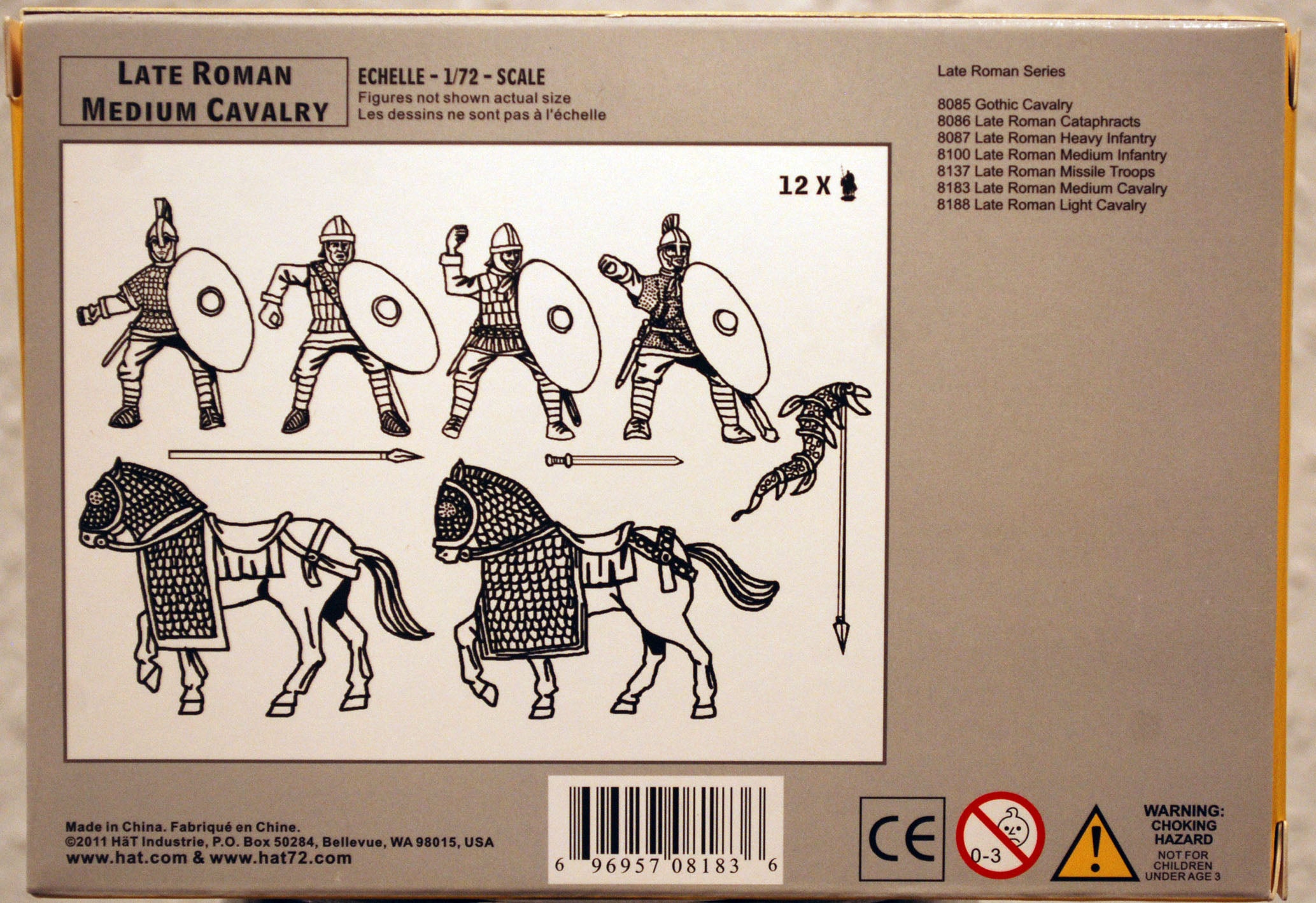 HäT 8183 Late Roman Medium Cavalry 12 Stück 1:72