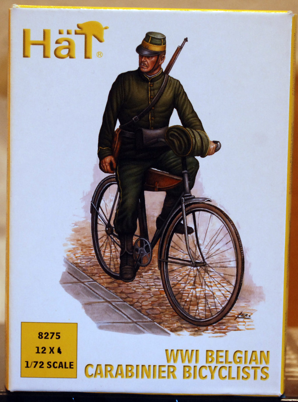 HäT 8275 WW I Belgian Carabinier Bicyclist 1:72