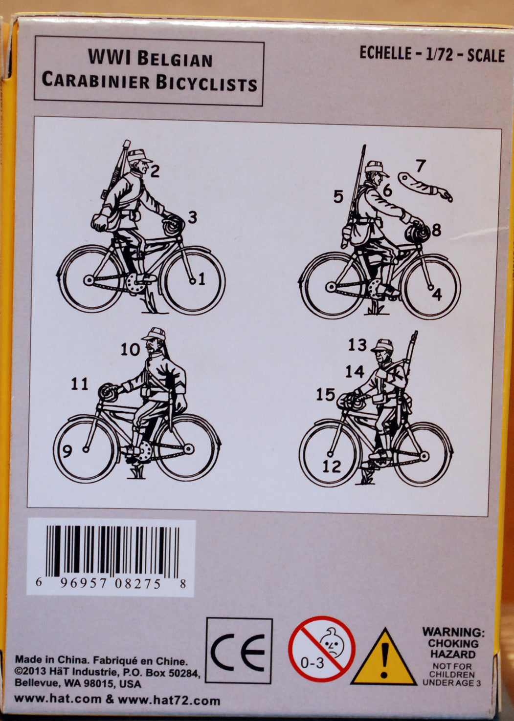 HäT 8275 WW I Belgian Carabinier Bicyclist 1:72