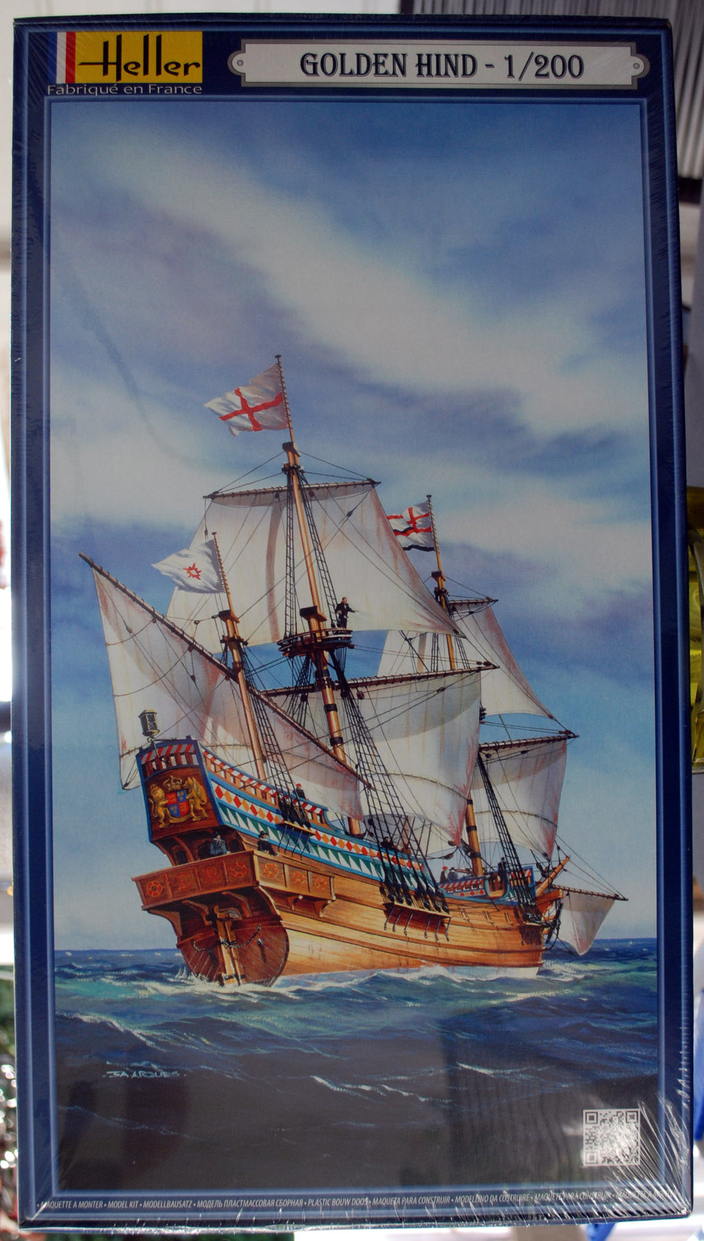 1578 Golden Hind Sir Francis Drake 16. Jhdt. 1:96 Heller 80829 wieder neu 2020