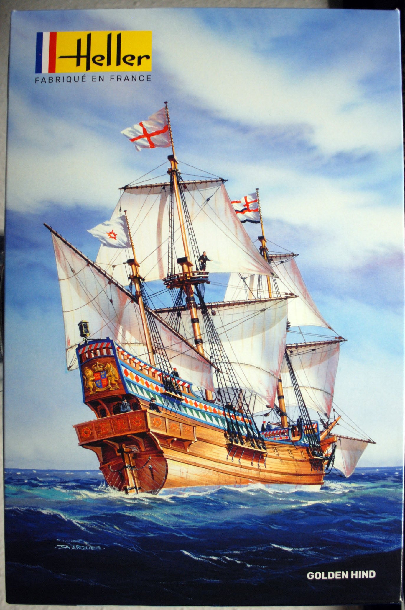 1578 Golden Hind Sir Francis Drake 16. Jhdt. 1:96 Heller 80829 wieder neu 2020