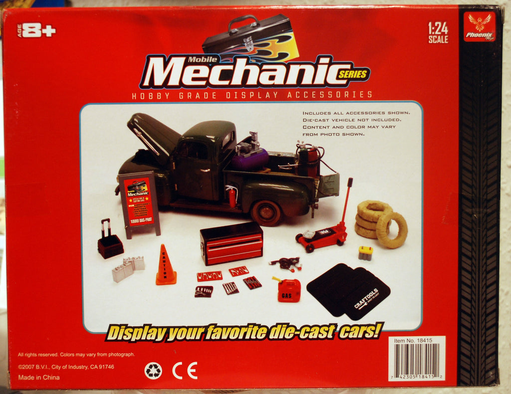 Hobby Gear 18415 Garage Werkstatt Zubehör Mobile Mechanic 1:24