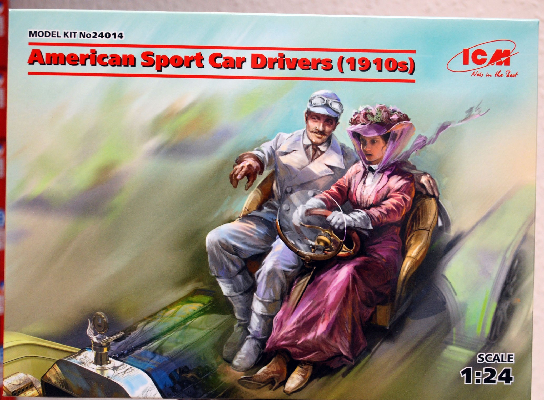 24014 ICM American Sport Car Drivers 1910s 1:24 neu 2019