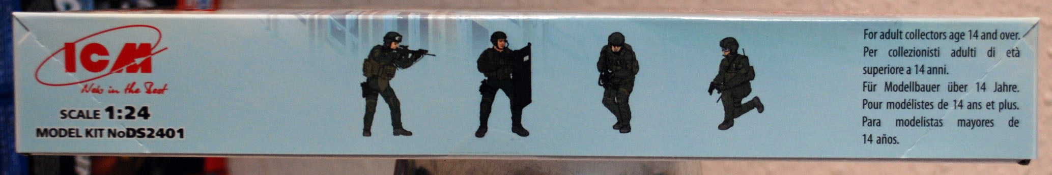 DS 2401 ICM S.W.A.T. Team komplett 4 Figuren 1:24 neu 2019