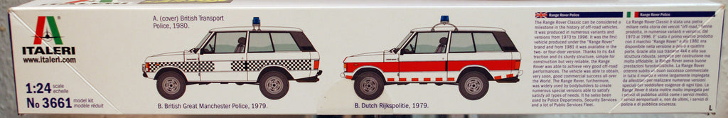 1979 Range Rover UK Police / Rijkspolitie 1:24 Italeri 3661 2018 wieder neu