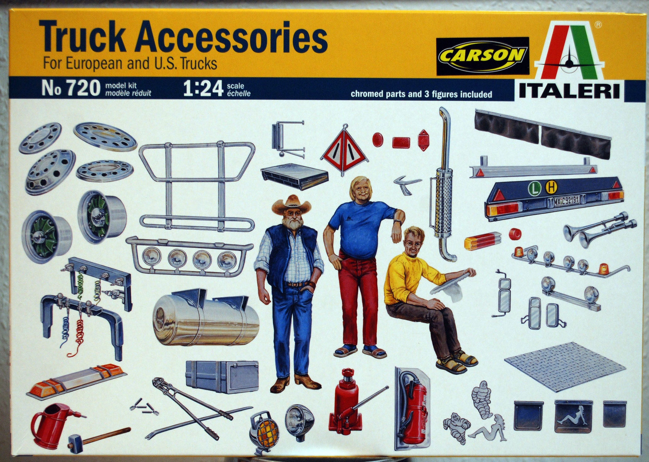 720 Italeri Truck Shop Accessories LKW Zubehör und Fahrer 1:24