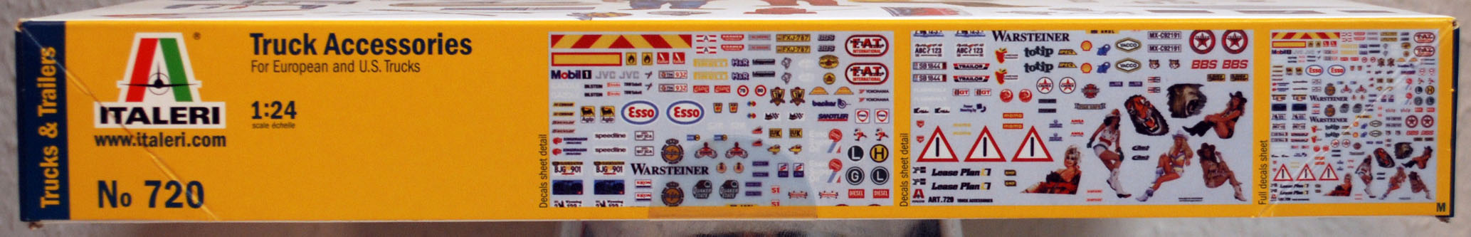 720 Italeri Truck Shop Accessories LKW Zubehör und Fahrer 1:24