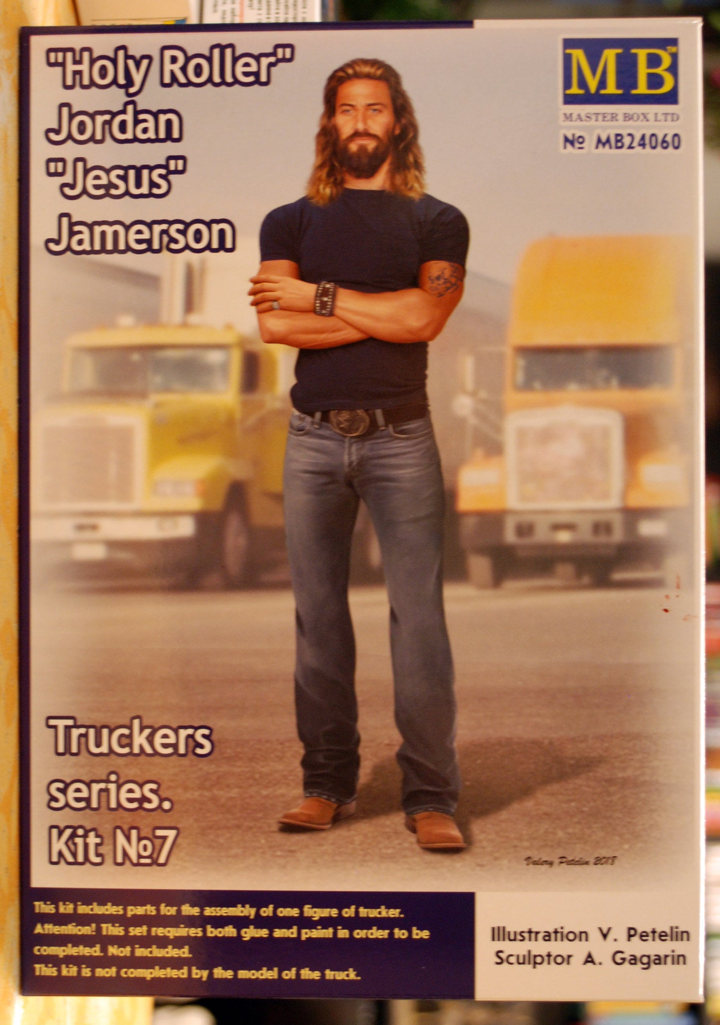 24060 Master Box Trucker Series Holy Roller Jordan Jesus Jamerson 1:24 neu 2018