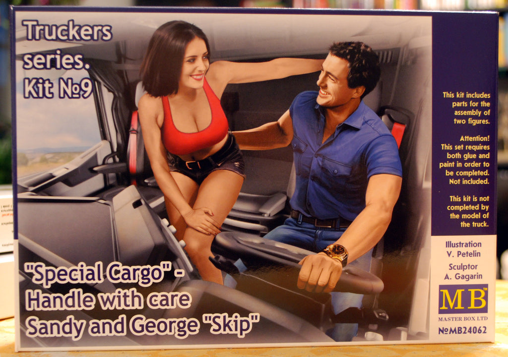 24062 Master Box Trucker Series Sandy & George Speial Cargo 1:24 neu 2018