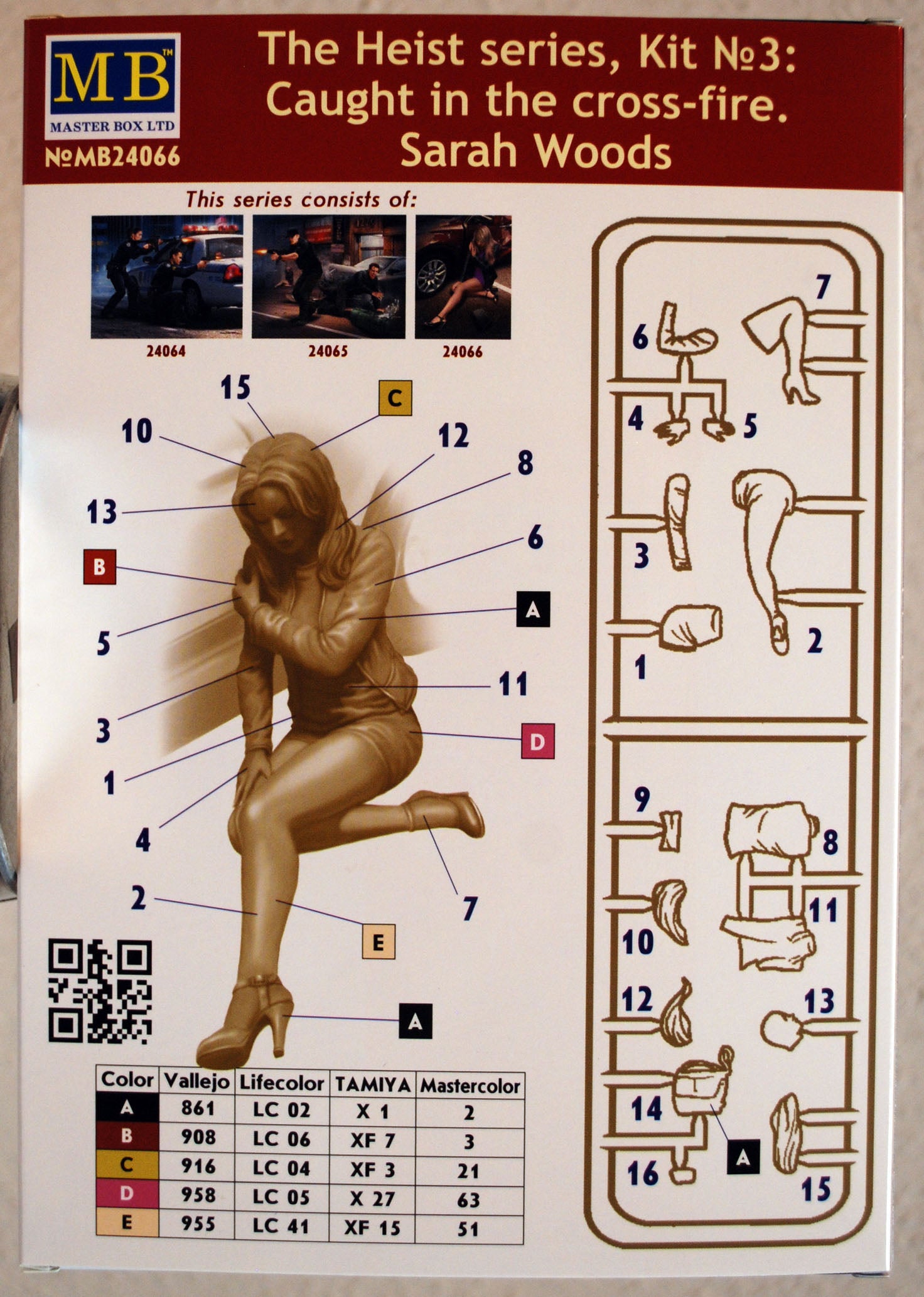 24066 Master Box The Heist Series Sarah Woods cross-fire 1:24 neu 2019