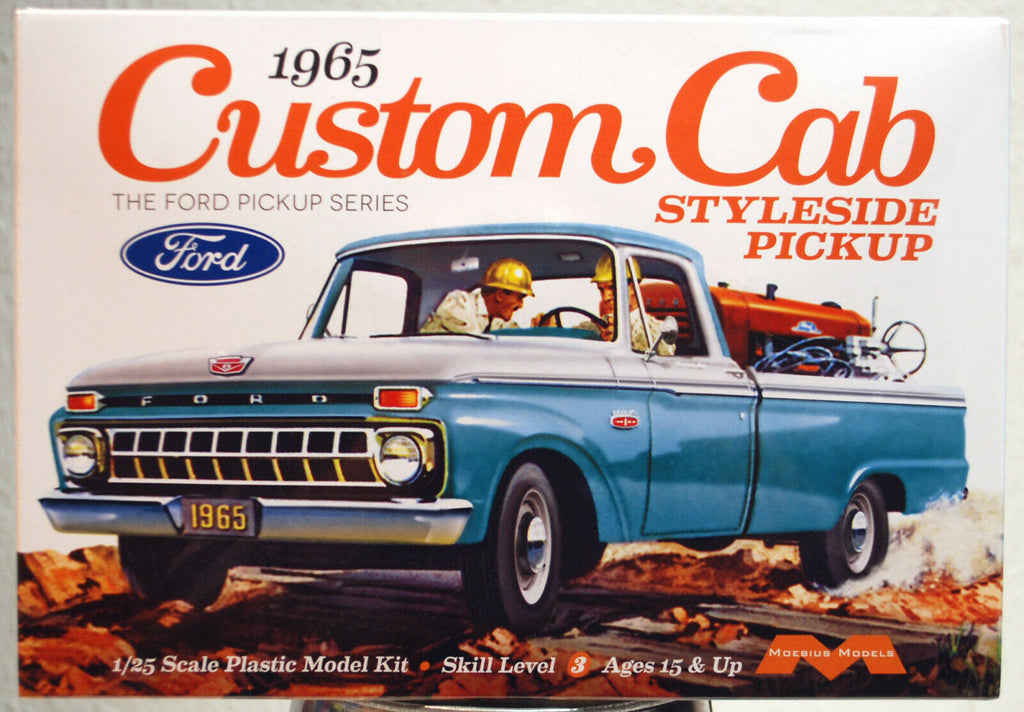 1965 Ford F -100 Styleside Custom Cab Pickup 1:25 Moebius 1234