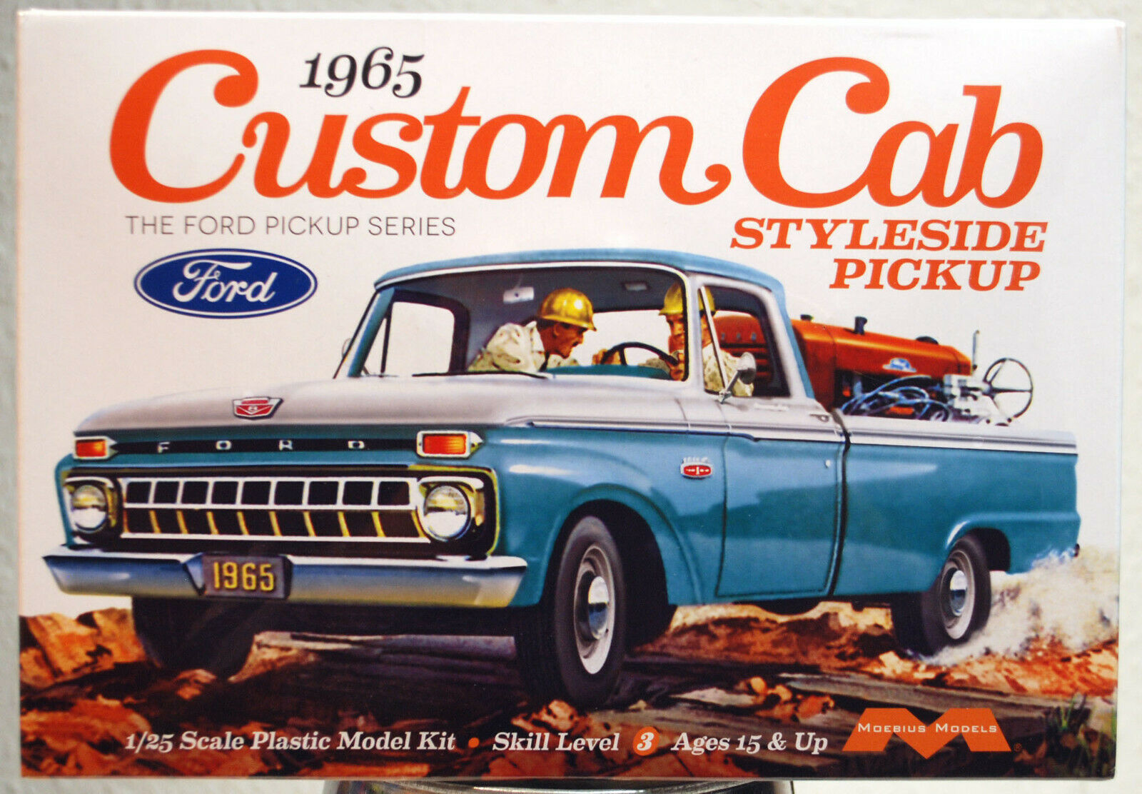 1965 Ford F -100 Styleside Custom Cab Pickup 1:25 Moebius 1234