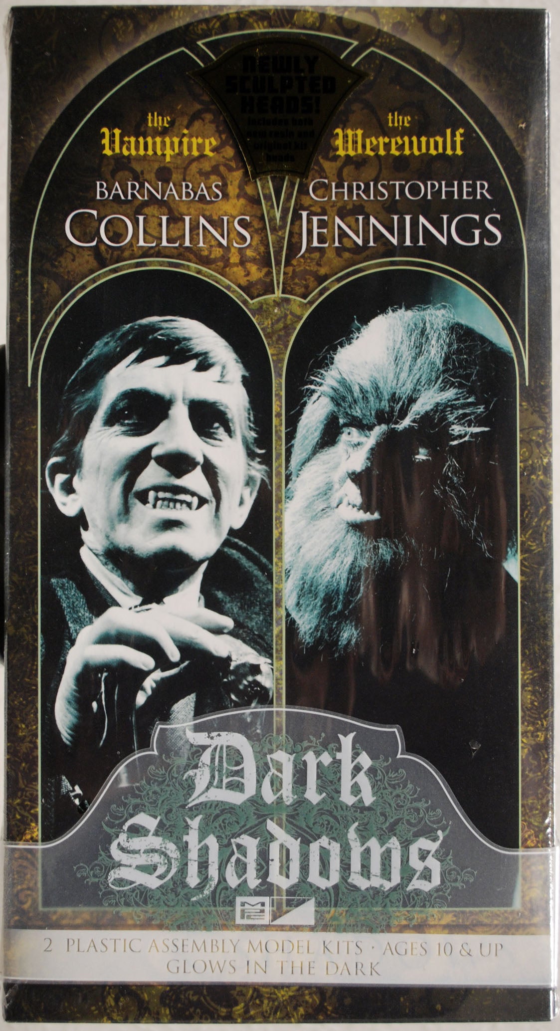 MPC 789 Dark Shadows The Vampire & The Werewolf 2 Figuren Bausätze 1:9