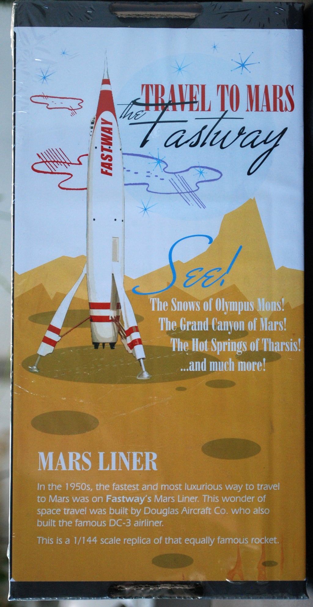 Mars Liner Wernher v. Braun Rakete, 1:144, Glencoe 6914 wieder neu 2017