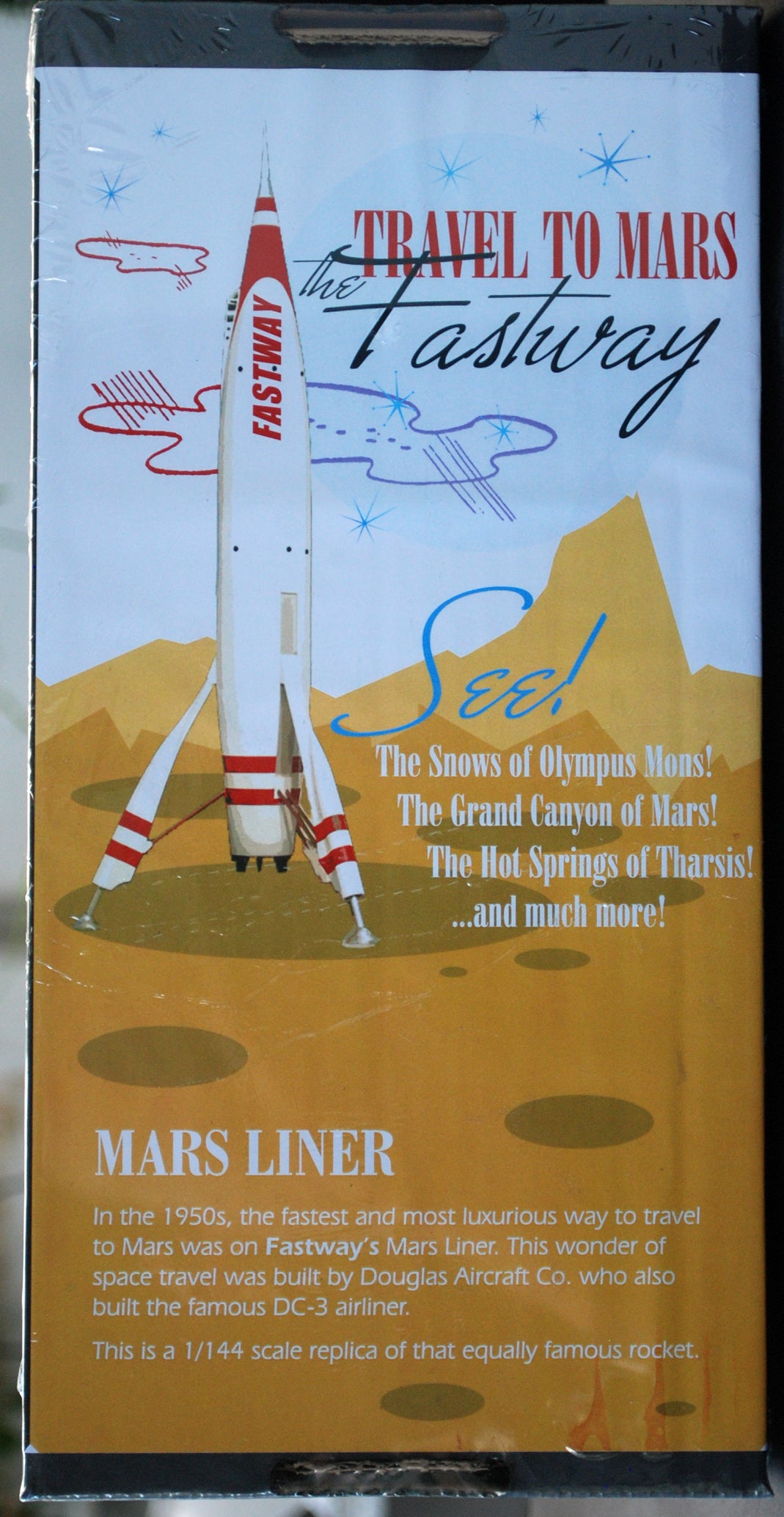 Mars Liner Wernher v. Braun Rakete, 1:144, Glencoe 6914 wieder neu 2017