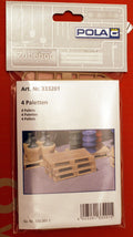 Pola 333201 Paletten Europaletten Ladegut 4 Stück 1:22,5  1:24  Diorama