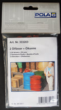 Pola 333203 Ladegut Ölfässer Ölkanne oildrums