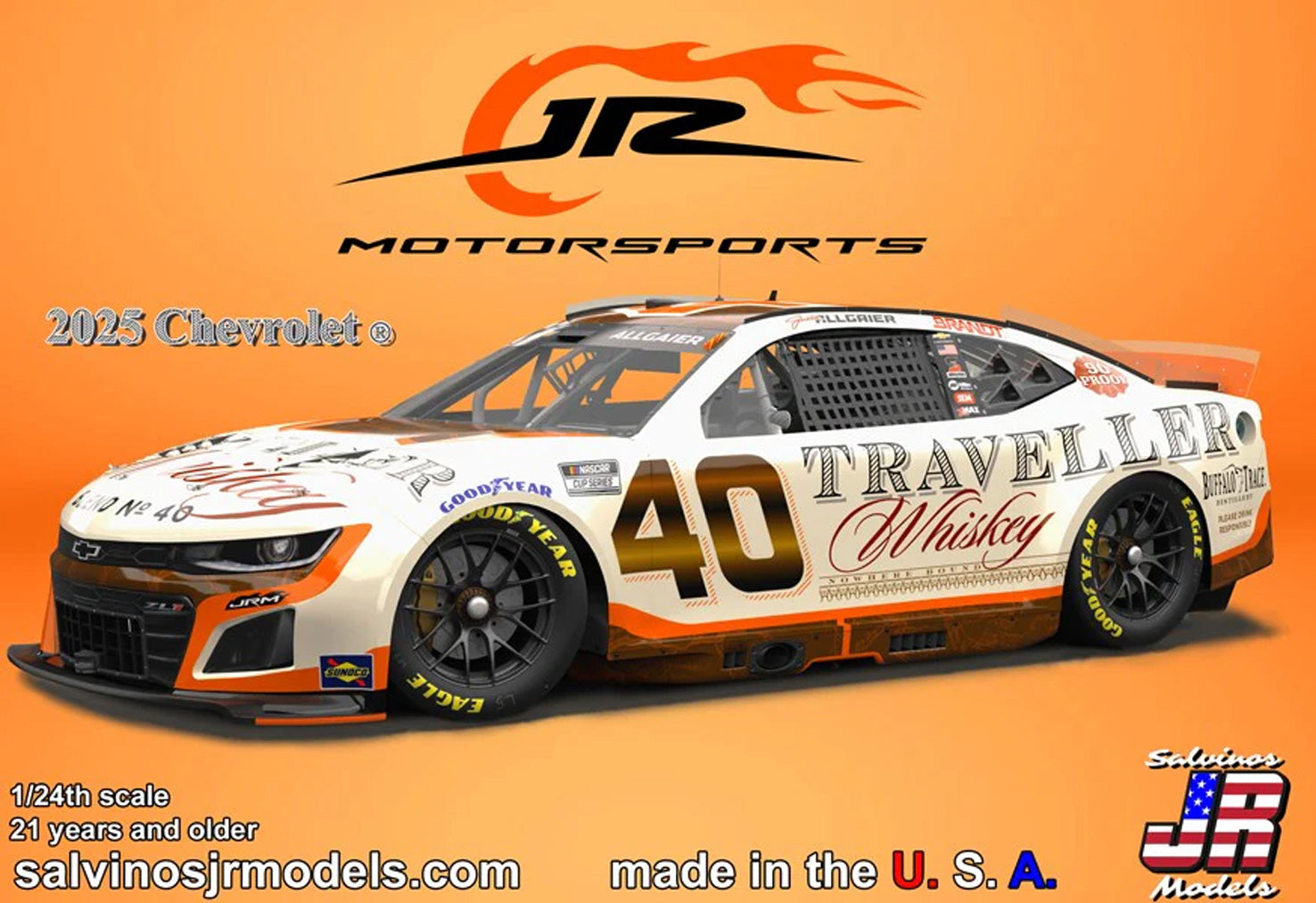 Salvinos 473099 2025 Chevrolet Camaro ZL 1 J. Allgaier # 40 Traveller