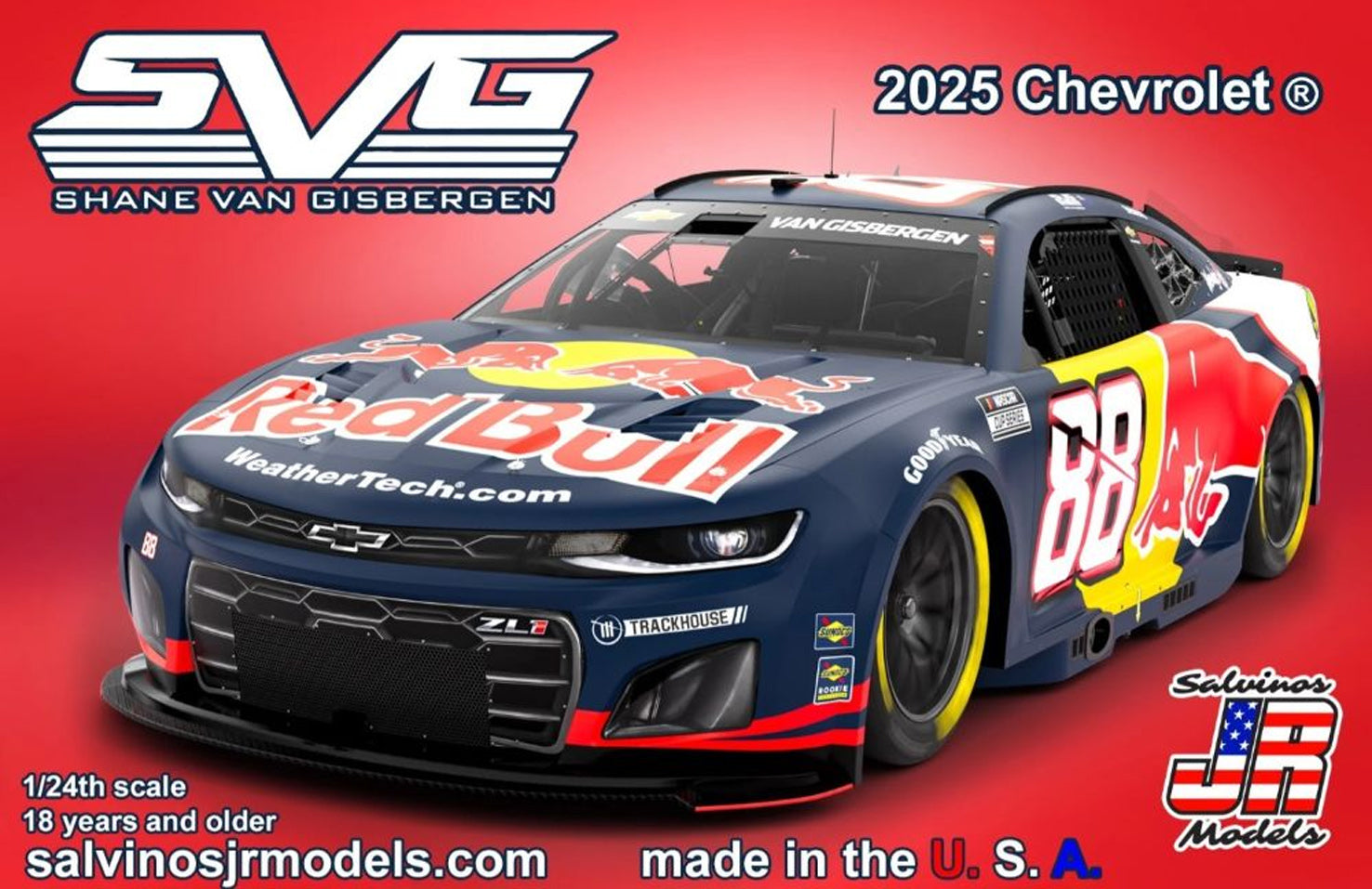 2025 Chevrolet Camaro S. van Gisbergen # 88 Red Bull JR VORBESTELLUNG
