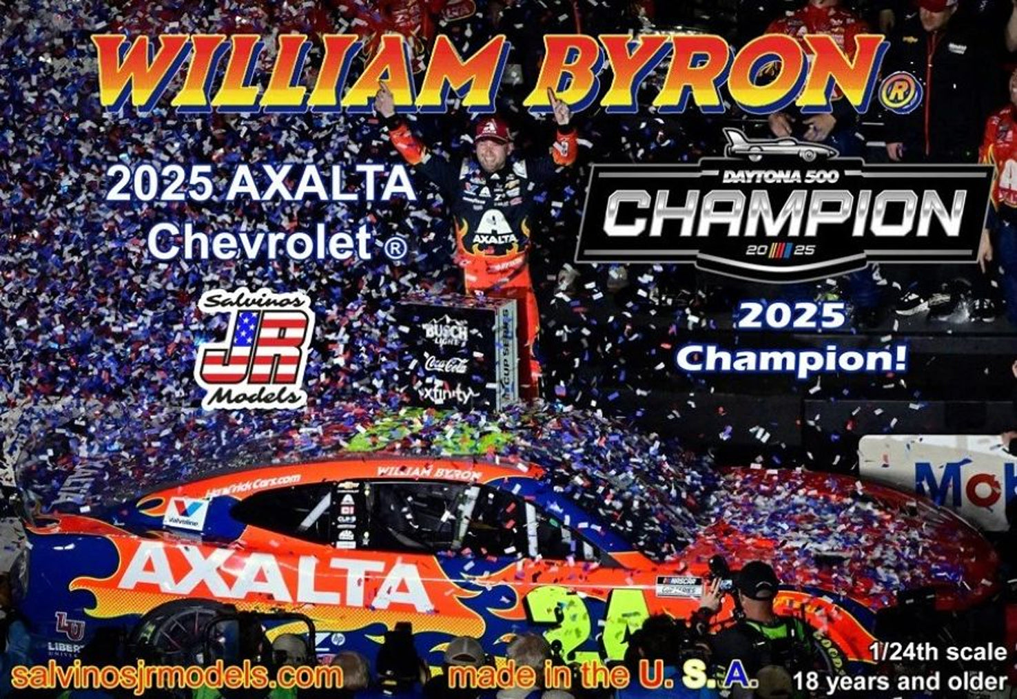 Salvinos 473105 2025 Chevrolet Camaro William Byron # 24 Axalta
