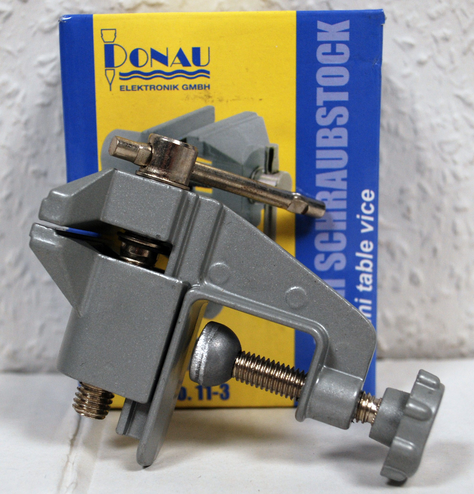 Mini Schraubstock mini table vice Donau Elektronik 11-3