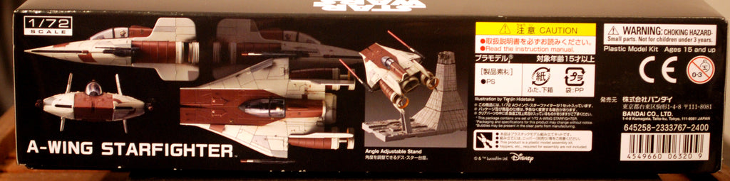 Star Wars A - Wing Fighter 1:72 Bandai 5063827 Revell 01210