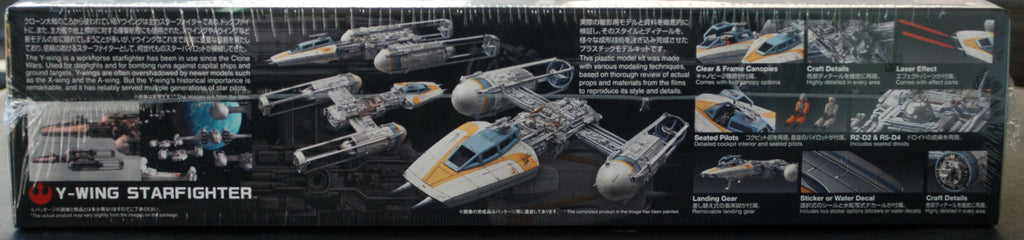 Star Wars Y- Wing Fighter w. R2-D2 1:72 Bandai 5063845 Revell 01209