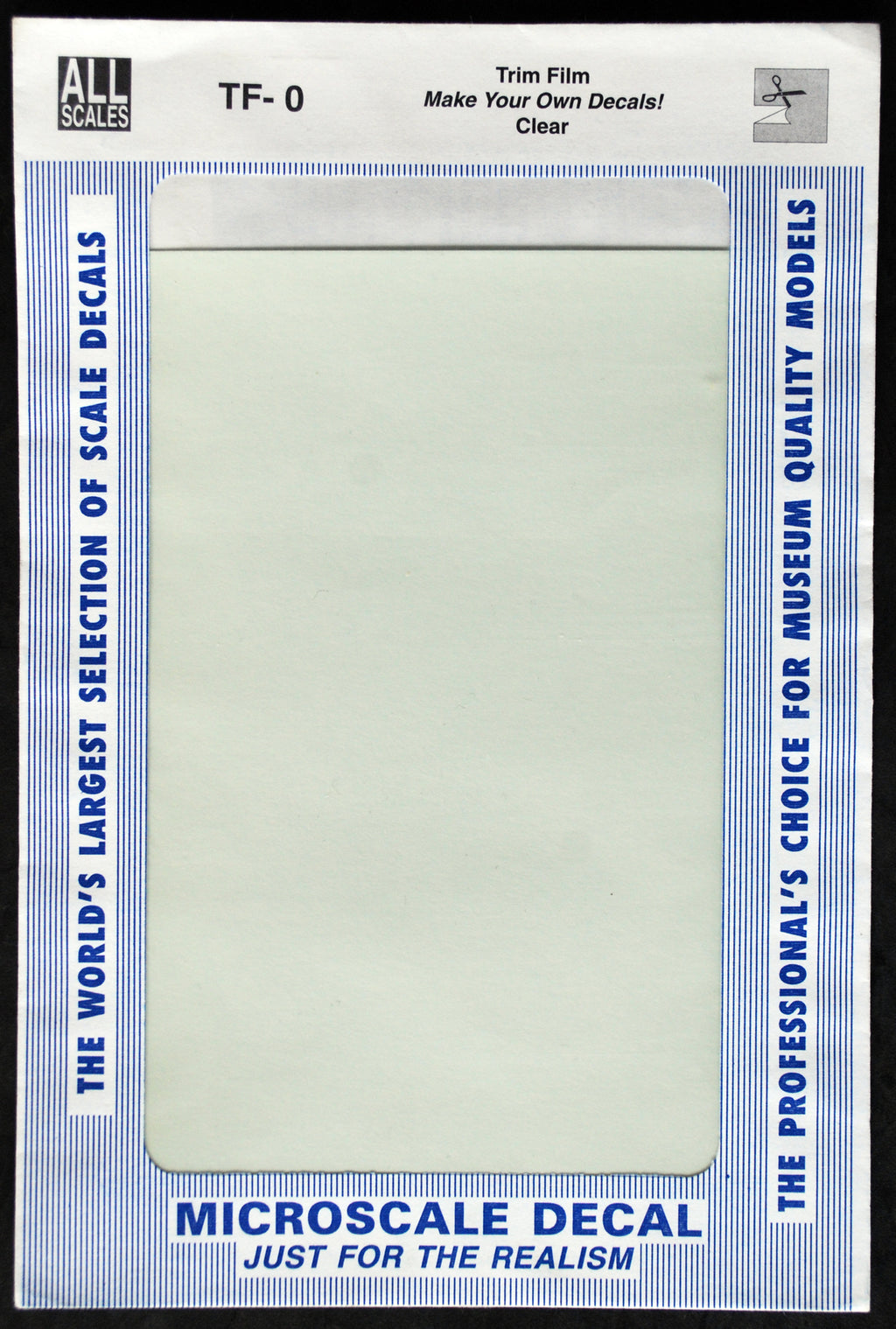 Micro Scale Decals Trim Film Plain einfarbig Naßschiebe- Abziehbilder