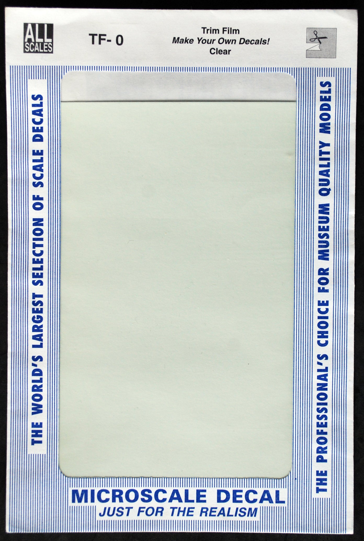 Micro Scale Decals Trim Film Plain einfarbig Naßschiebe- Abziehbilder