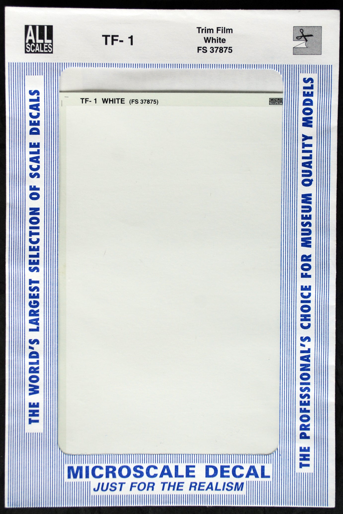 Micro Scale Decals Trim Film Plain einfarbig Naßschiebe- Abziehbilder