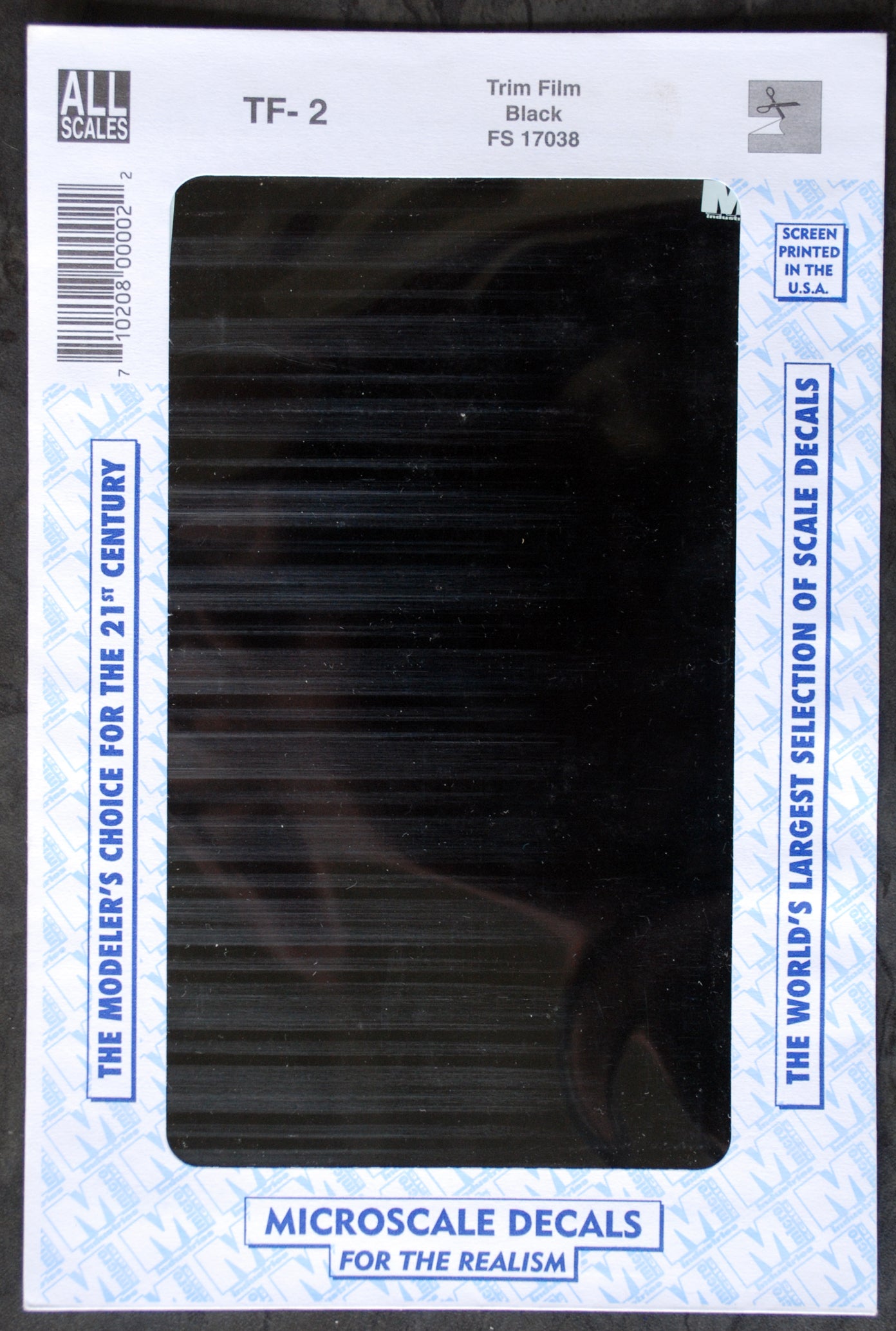 Micro Scale Decals Trim Film Plain einfarbig Naßschiebe- Abziehbilder