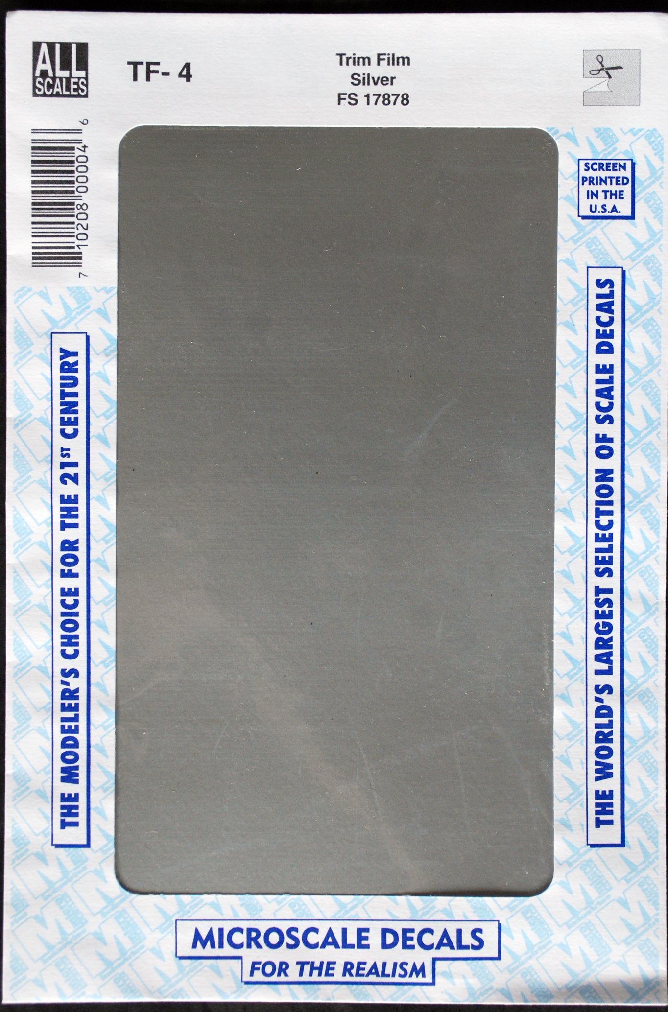 Micro Scale Decals Trim Film Plain einfarbig Naßschiebe- Abziehbilder