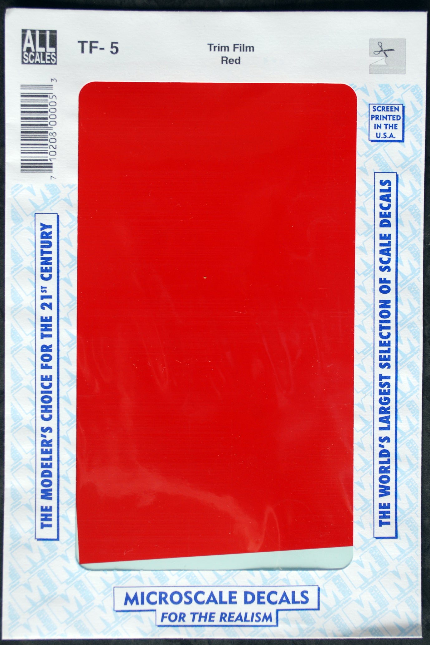 Micro Scale Decals Trim Film Plain einfarbig Naßschiebe- Abziehbilder