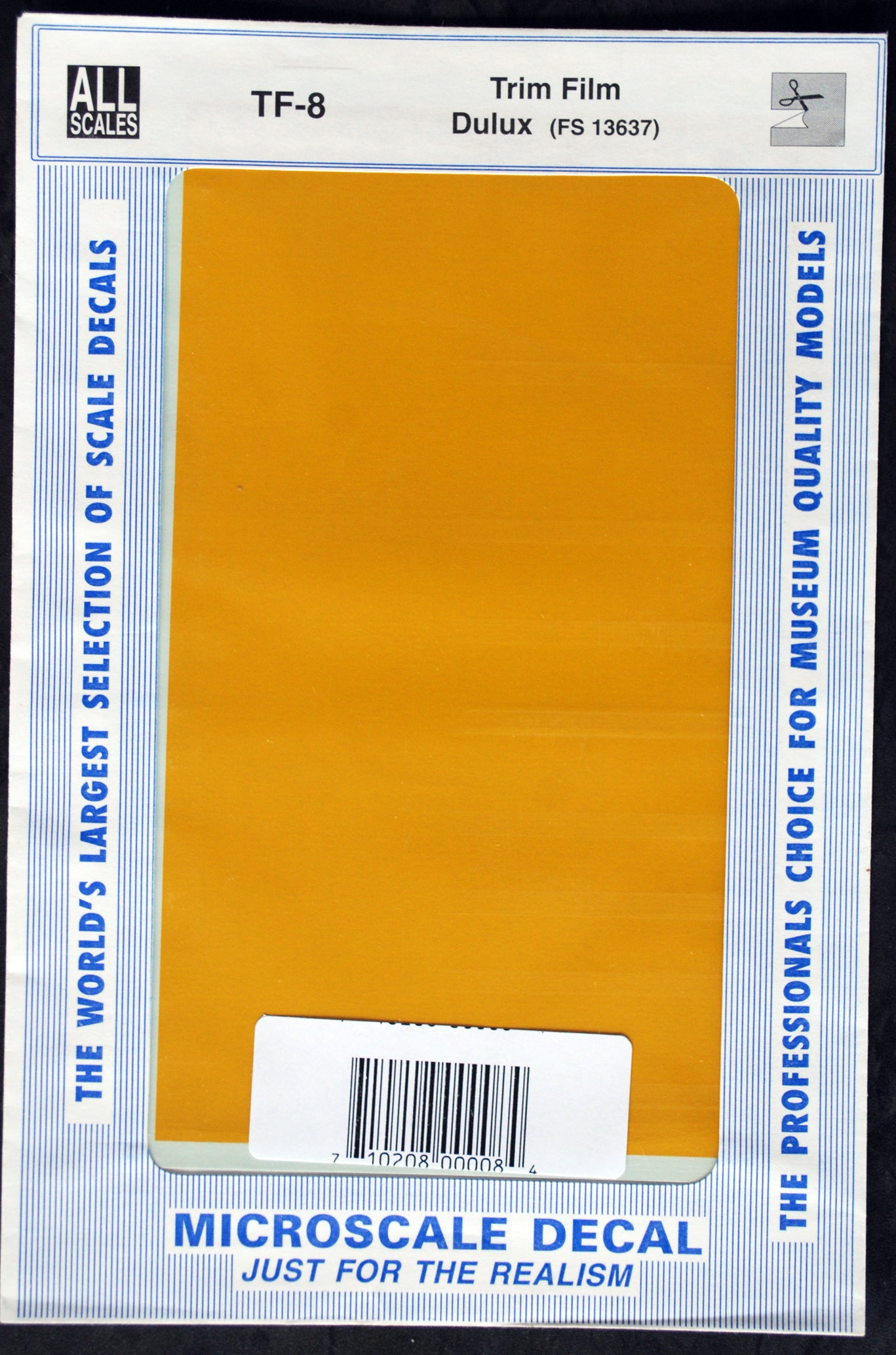 Micro Scale Decals Trim Film Plain einfarbig Naßschiebe- Abziehbilder