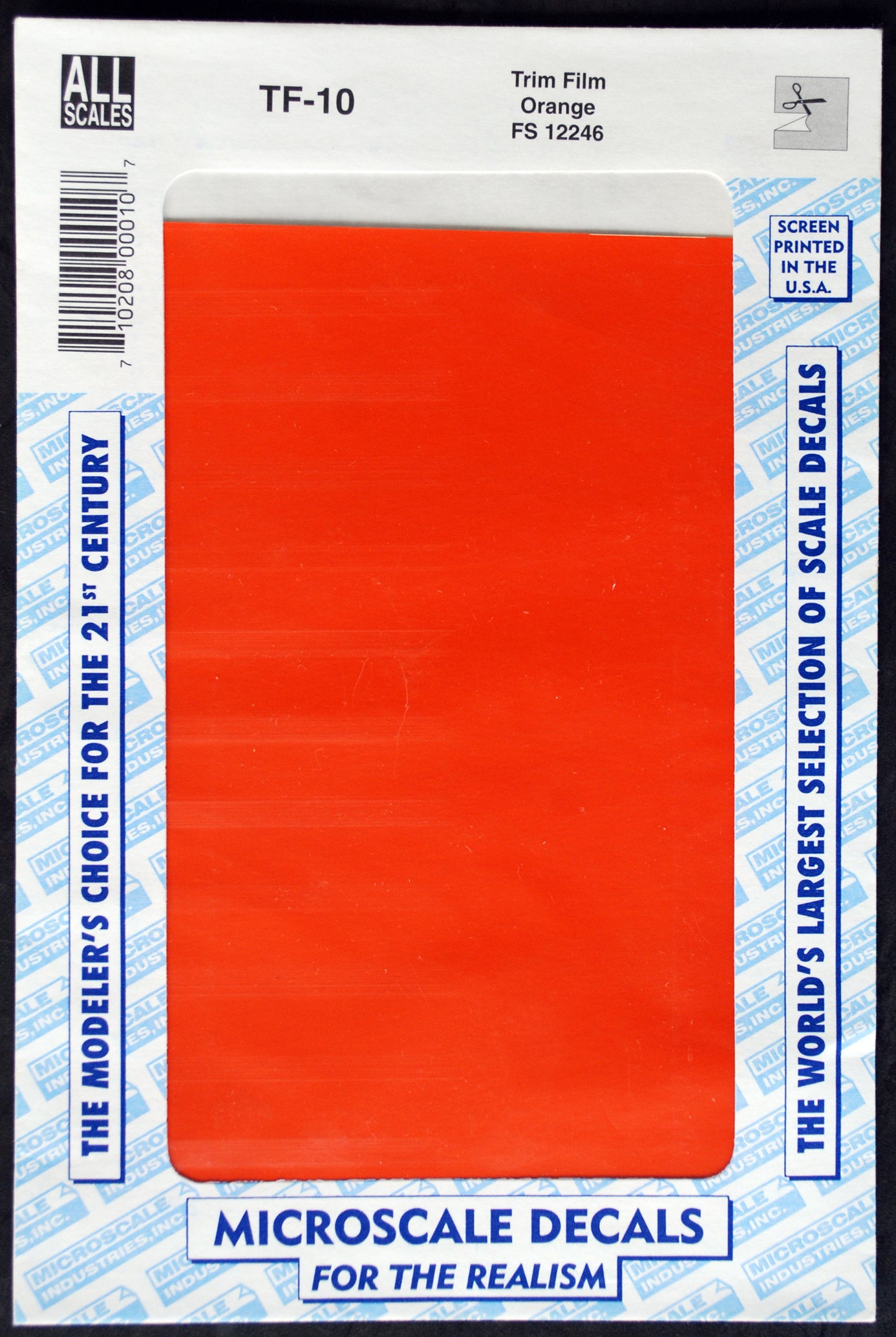 Micro Scale Decals Trim Film Plain einfarbig Naßschiebe- Abziehbilder