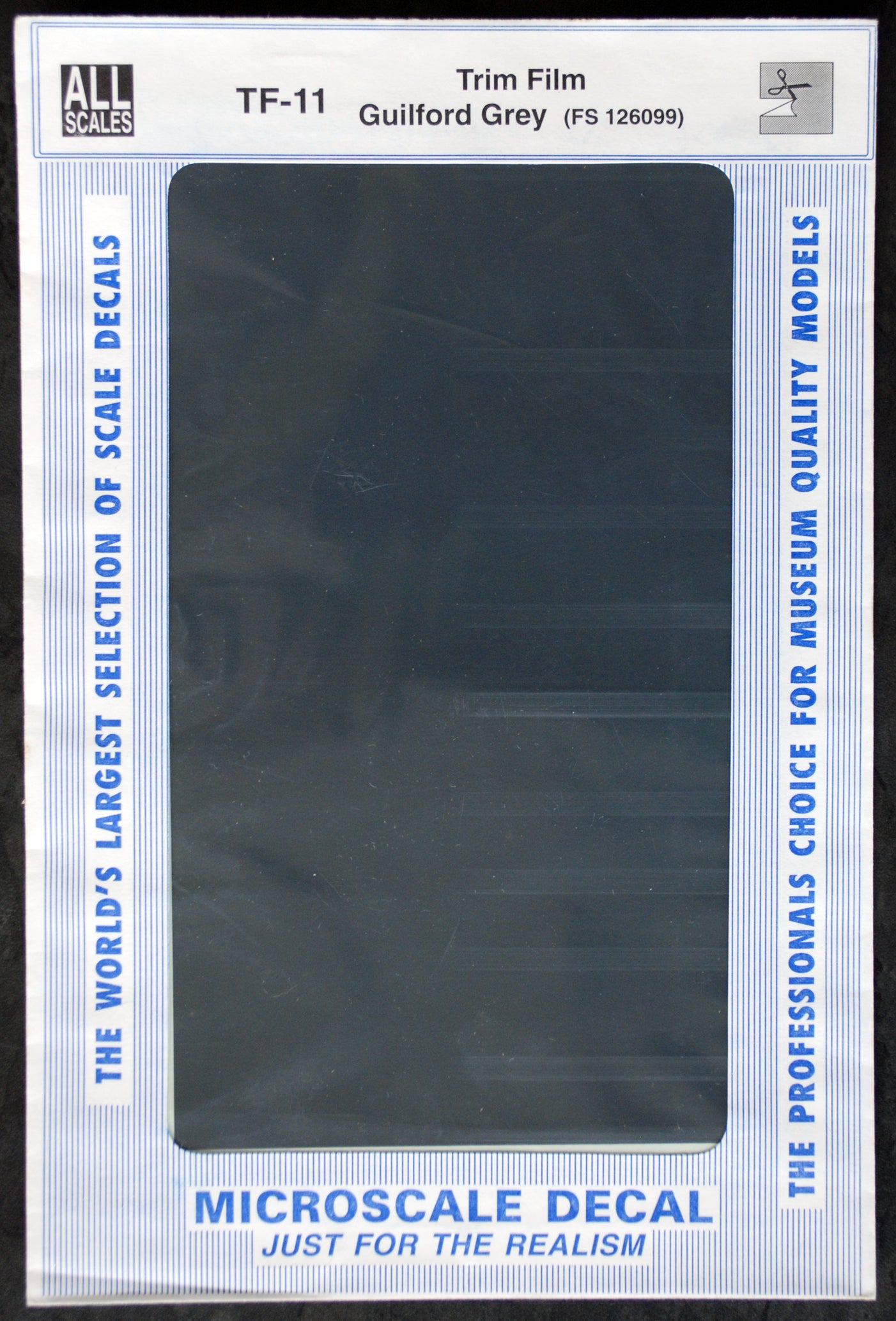 Micro Scale Decals Trim Film Plain einfarbig Naßschiebe- Abziehbilder