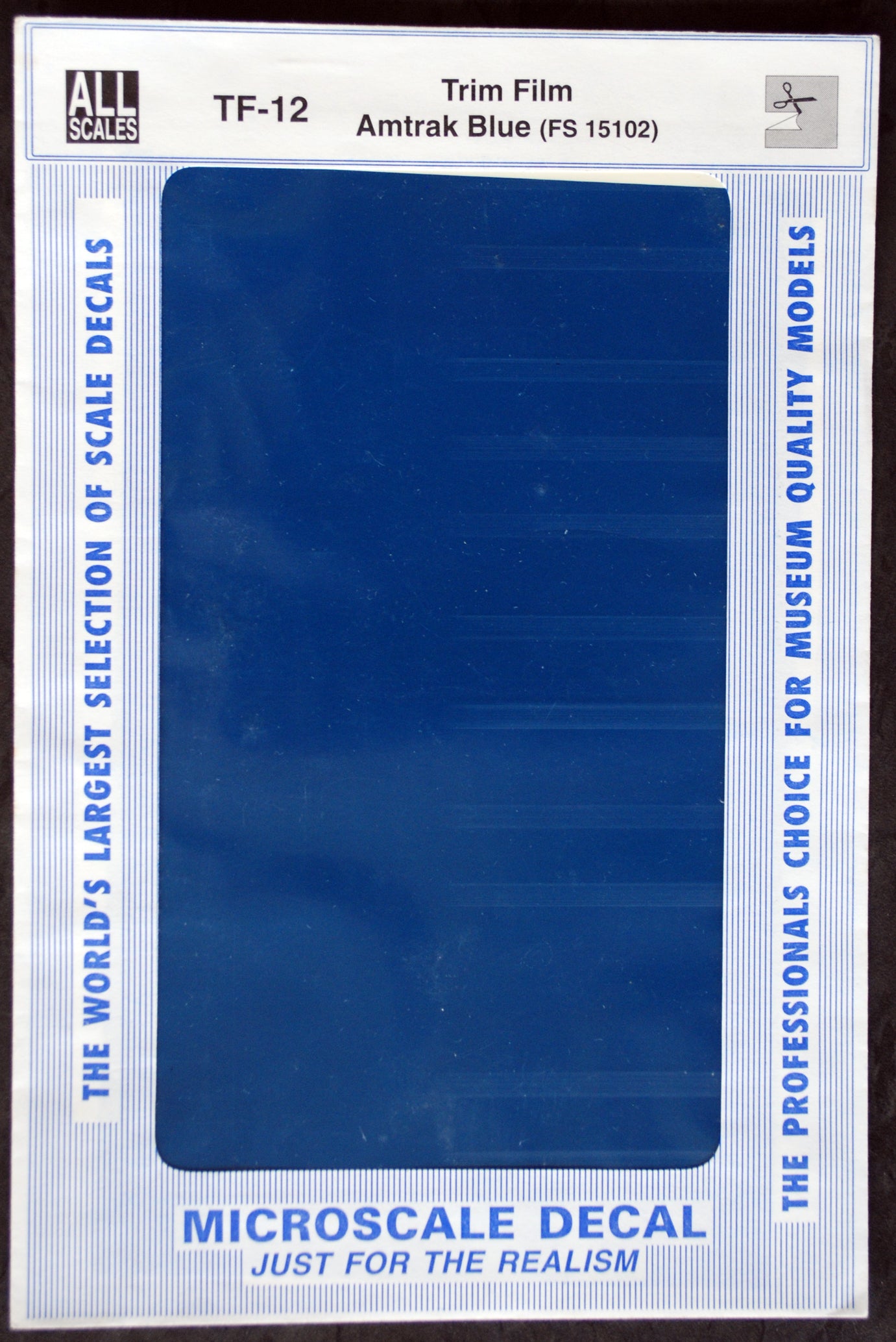 Micro Scale Decals Trim Film Plain einfarbig Naßschiebe- Abziehbilder